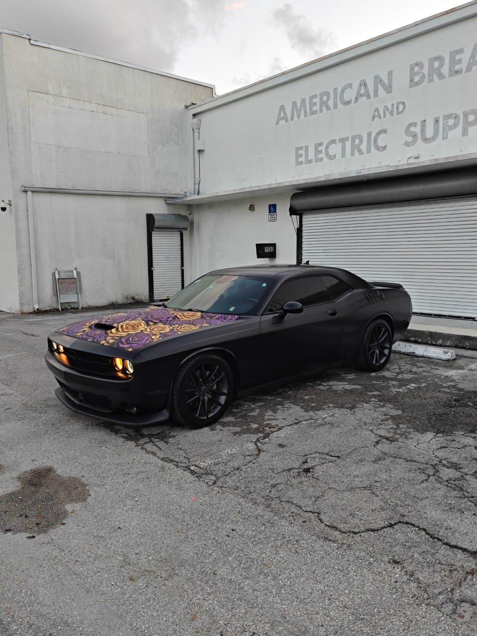 Satin black