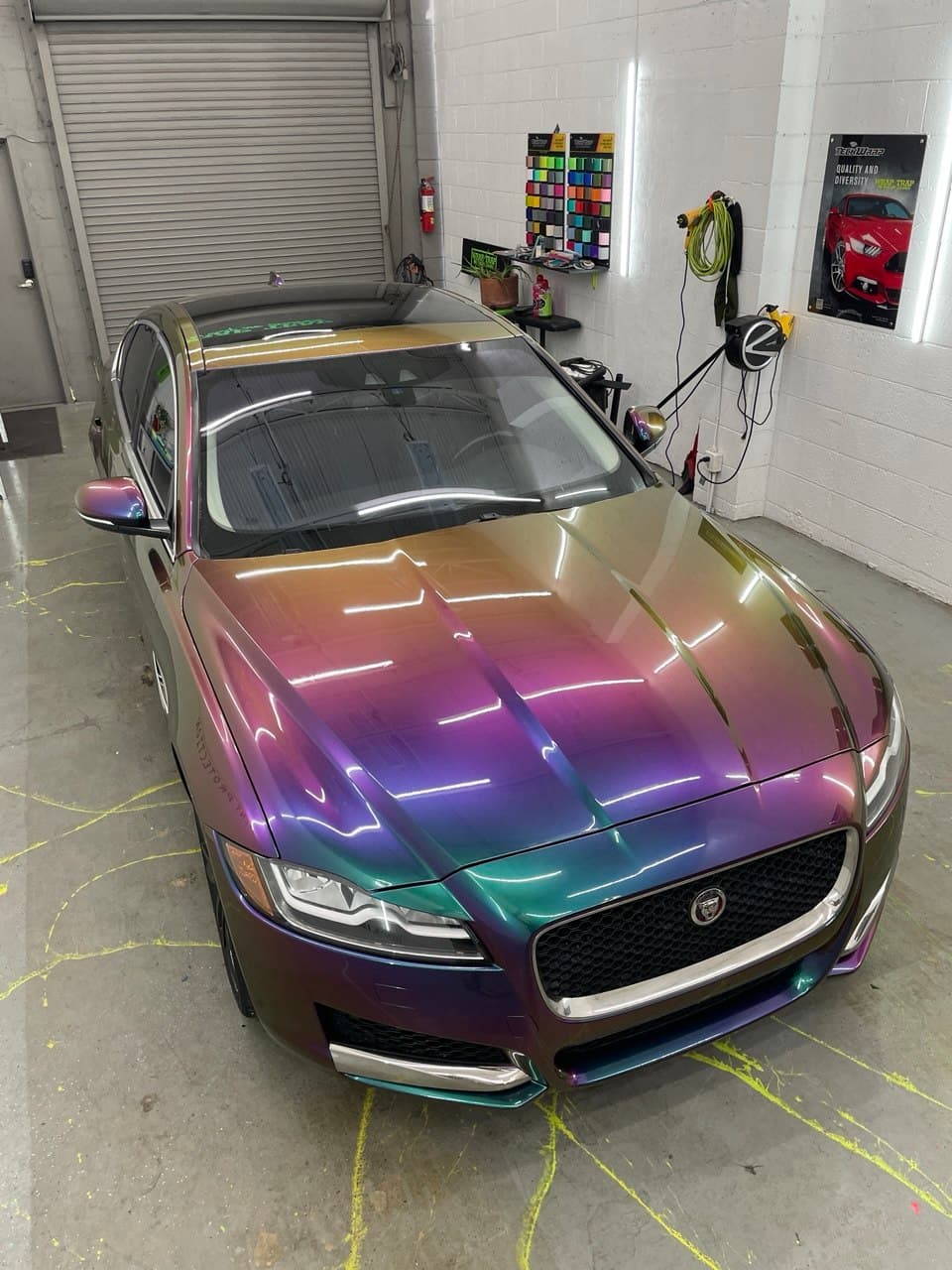 Purple Flame - Colorshift wrap