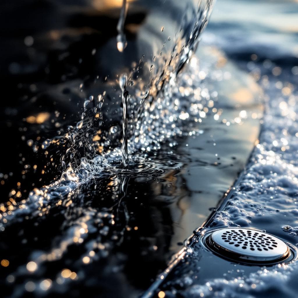 yacht hull salt rinse — gloss deep black PPF