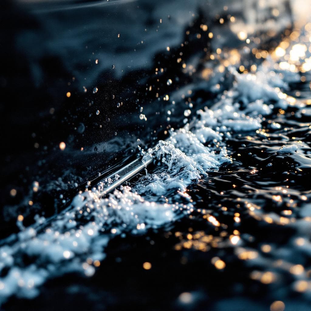 yacht hull salt rinse — gloss deep black PPF