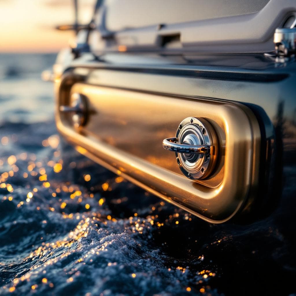 bow anchor locker trim — satin bronze PPF