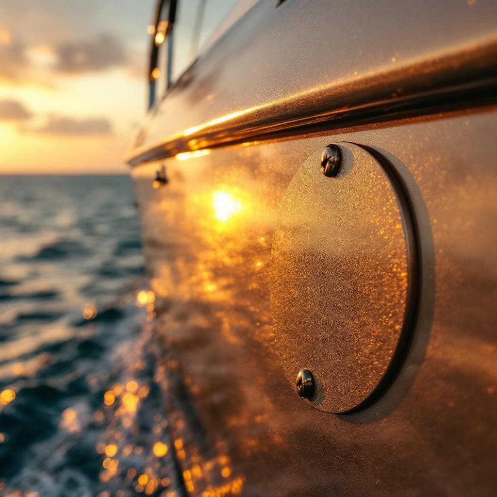 bow anchor locker trim — satin bronze PPF